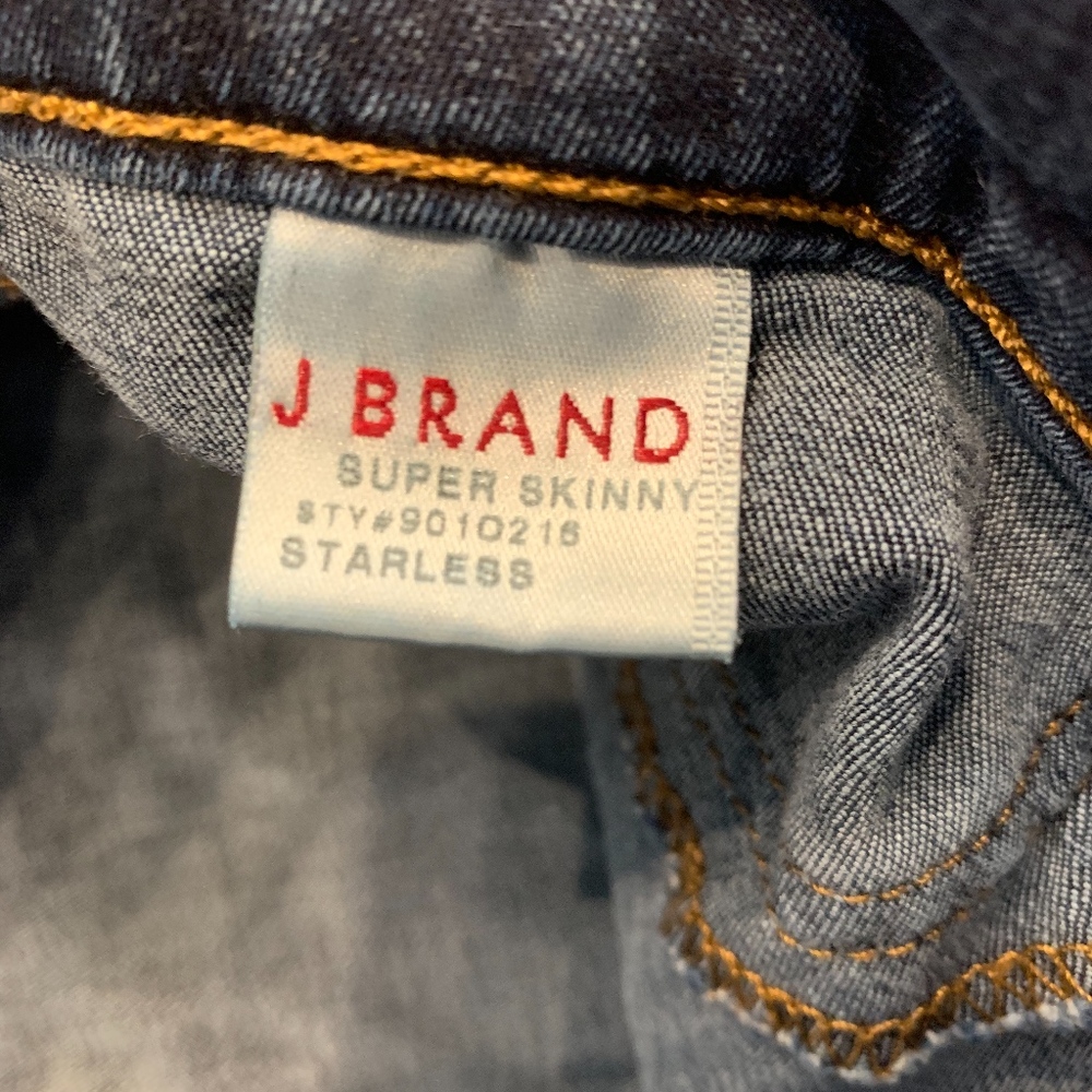 J Brand Midrise Super Skinny Jeans Starless - Picture 6 of 8